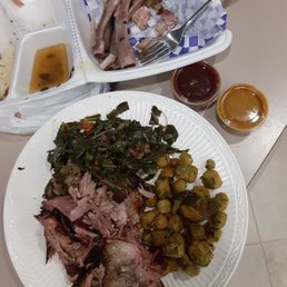 1/2 rack out of the to go pack. Lots of fall off the bone goodness!!! Gracious!! 1/2 rack out of the to go pack. Lots of fall off the bone goodness!!! Gracious!!