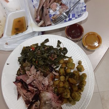 Nessas Food BBQ Restaurant - 1/2 rack out of the to go pack. Lots of fall off the bone goodness!!! Gracious!! - Barbeque Near Me - Ocoee, Florida Nessas Food BBQ Restaurant - 1/2 rack out of the to go pack. Lots of fall off the bone goodness!!! Gracious!! - Barbeque Near Me - Ocoee, Florida