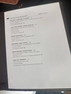 Menu photo 8 Bourbon Steak by Michael Mina Nashville, TN