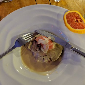 Bog Brewing Company - Lobster ravioli, first course...just excellent - Breweries Near Me - Saint Augustine, Florida