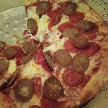 Saggios - Sausage and pepperoni pizza. - Italian Near Me - Albuquerque, New Mexico