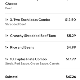 $5.29 for a taco?¿ $5.29 for a taco?¿