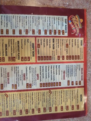 Menu photo 2 Albertano's Mexican Food Buffalo, WY Menu photo 2 Albertano's Mexican Food Buffalo, WY