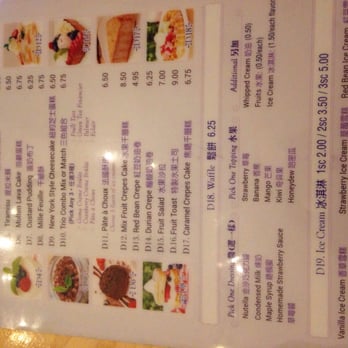 Prince Tea House - Menu - Desserts Near Me - Brooklyn, New York