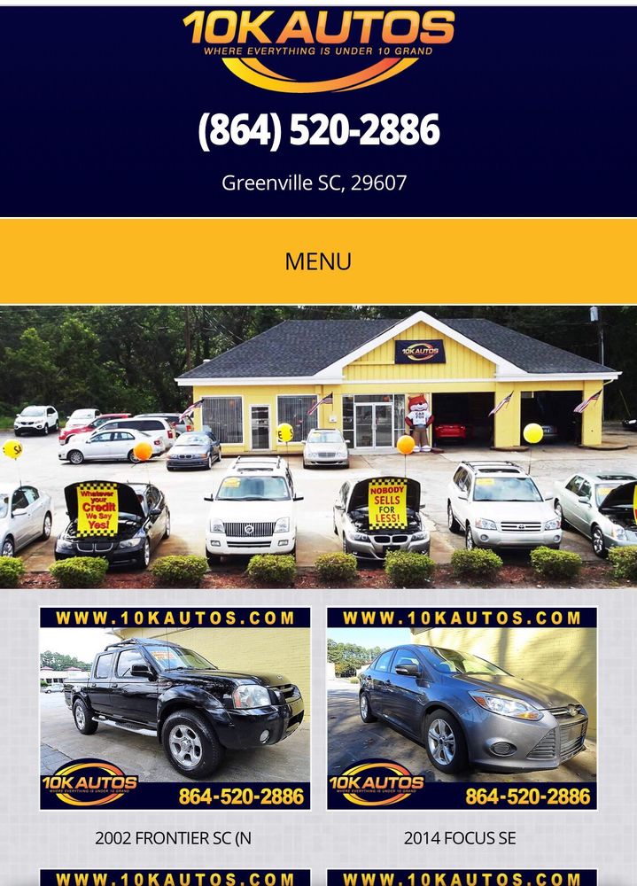 10K AUTOS Updated July 2024 14 Photos 401 S Pleasantburg Dr