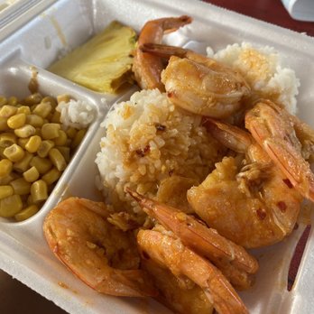 Aloha Shrimp - #5 spicy garlic was the bomb! Shrimp perfectly cooked! - Food Trucks Near Me - Hauula, Hawaii Aloha Shrimp - #5 spicy garlic was the bomb! Shrimp perfectly cooked! - Food Trucks Near Me - Hauula, Hawaii