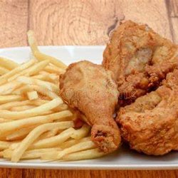 Fried chicken & fries