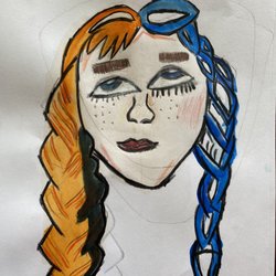 Monart - Dual painting of Elsa and Ana