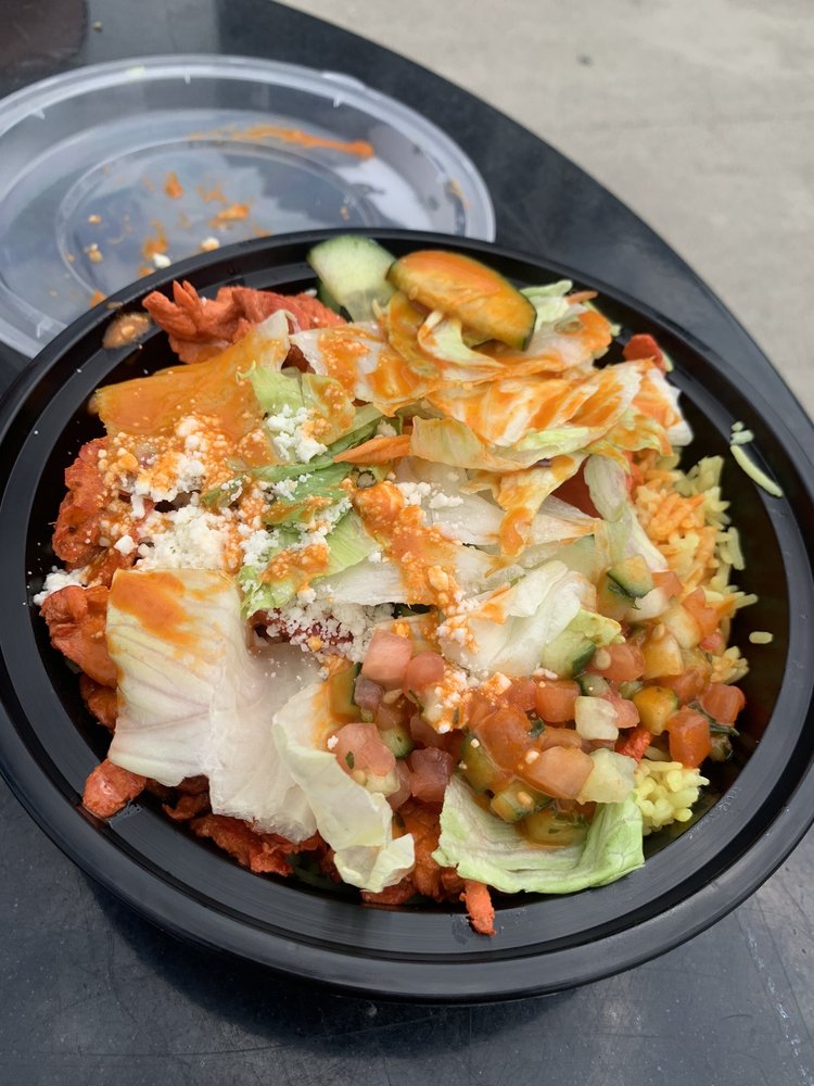 Food from Hala's Grill