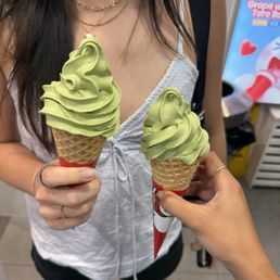 Matcha soft serve