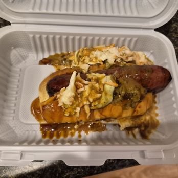 County Smoak - Hot dog. Delicious. - Barbeque Near Me - Lynchburg, Virginia