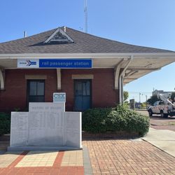 Amtrak Train station - Dillion SC translation road side view