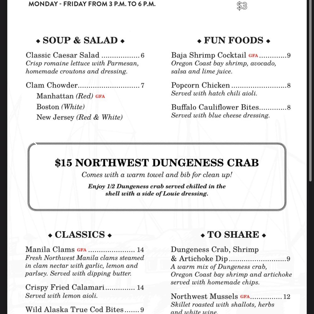 Chinook's - Happy hour menu may 2024 - Seafood Near Me - Seattle, Washington Chinook's - Happy hour menu may 2024 - Seafood Near Me - Seattle, Washington