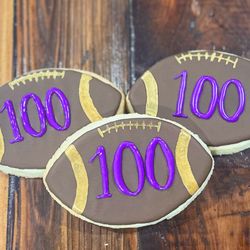 Good Deeds Coffee - Football Cookies - commemorating 100 years of Fowlerville Football