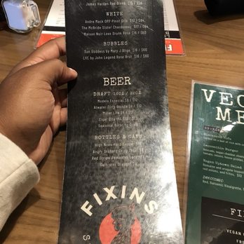 Fixins - Drink menu - Soul Food Near Me - Detroit, Michigan