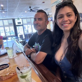 Compadres Grill and Bar - Tasty "Cadillac Margarita", thanks to these beautiful ladies Elli-Stefanie  for making us feel at home and lit our spirits always. - Bars Near Me - Galt, California