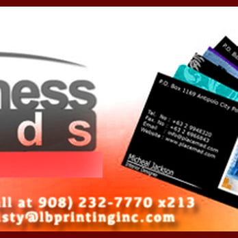 L & B Printing - Business Cards - Printing Services Near Me - Scotch Plains, New Jersey L & B Printing - Business Cards - Printing Services Near Me - Scotch Plains, New Jersey