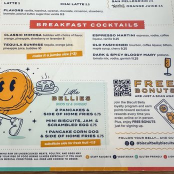 Biscuit Belly - Charlotte - Menu - Breakfast & Brunch Near Me - Charlotte, North Carolina