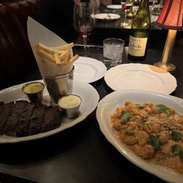 Steak Frites and Vodka Rigatoni