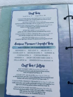 Menu photo 4 Sandbar Clearwater Beach, FL