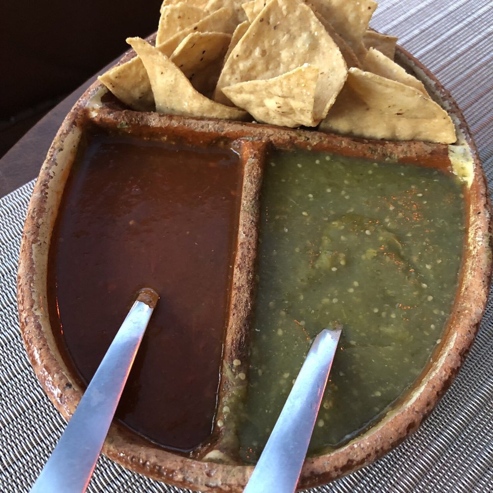 Tequila's Sunrise - Complimentary chips and salsas - Mexican Near Me - Todos Santos, BCS