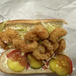 The Crab House - Shrimp poboy