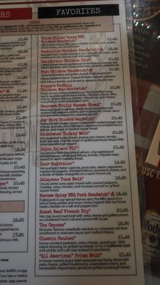 Menu photo 6 Heroes Riverside, CA