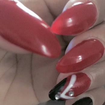 Jack's Classic Nails & Spa - close up red and black nails - Nail Salons Near Me - Calgary, Alberta Jack's Classic Nails & Spa - close up red and black nails - Nail Salons Near Me - Calgary, Alberta