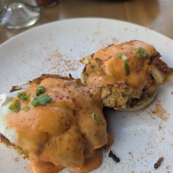 Revival Denver Public House - Maryland Crab cake benedict - Cocktail Bars Near Me - Denver, Colorado Revival Denver Public House - Maryland Crab cake benedict - Cocktail Bars Near Me - Denver, Colorado
