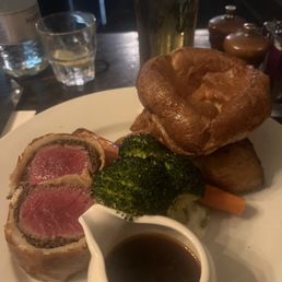 Look at that beef Wellington Look at that beef Wellington