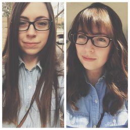 Hair by Erin before and after! She's amazing!