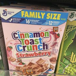 Strawberry, cinnamon, toast, crunch, my favorite! Strawberry, cinnamon, toast, crunch, my favorite!