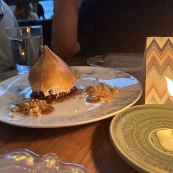 L'Ardente - Gianduja S'Mores - less s'more and more caramelly chocolate mousse; could have appreciated more "marshmallow" and graham cracker notes - Italian Near Me - Washington, DC, District of Columbia