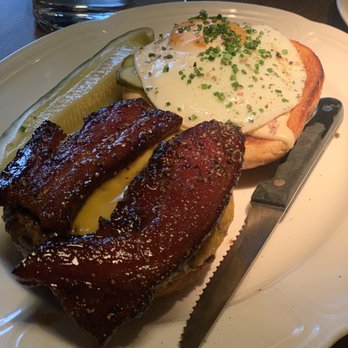 Au Cheval - Cheeseburger A Cheval with Thick Bacon and Eggs - amazingly guilty! - Bars Near Me - Chicago, Illinois