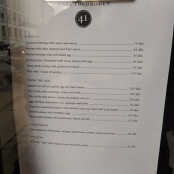 Cafe Toldboden - English Menu Page 1 - Danish Near Me - Copenhagen, 84 Cafe Toldboden - English Menu Page 1 - Danish Near Me - Copenhagen, 84