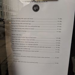 English Menu Page 1