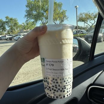 ALittle Tea - four season milk tea w pearl - Bubble Tea Near Me - Irvine, California ALittle Tea - four season milk tea w pearl - Bubble Tea Near Me - Irvine, California