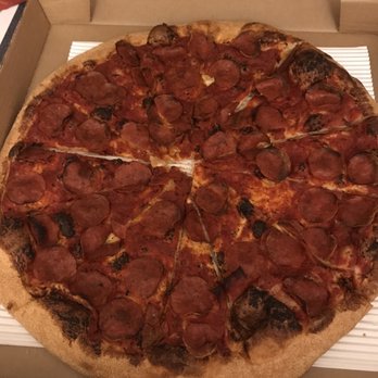 Barro's Pizza - Our pepperoni pizza that has no cheese on it - Pizza Near Me - Phoenix, Arizona Barro's Pizza - Our pepperoni pizza that has no cheese on it - Pizza Near Me - Phoenix, Arizona