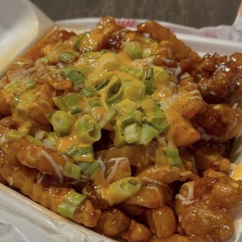 Mr. You Express - Spicy orange chicken fries. - Chinese Near Me - Montclair, California