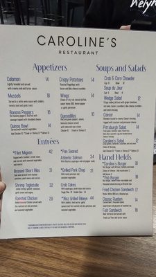 Menu photo 3 Caroline’s Moon Township, PA