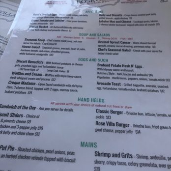 Rose Villa Southern Table & Bar - Menu - Southern Near Me - Ormond Beach, Florida