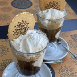 Caffe Plantone - Drool!  Almost like affogato, but better!  Espresso, milk ice cream and fresh cream!