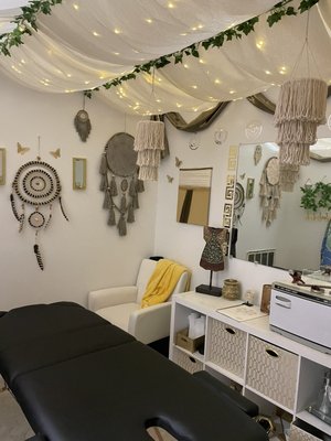 Massage, Detox & Relaxation Services - Topped with our friendly staff, our focus is to bring you instant relaxation, comfort, and complete Zen.
Offering a variety of services ranging from, V-Steams, Facials, Ionic Foot Detoxing, Reiki and so much more, we've combined traditional with modern methodologies to promote improvements in your physical health, mental wellbeing, and spiritual awareness. Explore our site to learn more about us, our services, products, and so much more. Massage, Detox & Relaxation Services - Topped with our friendly staff, our focus is to bring you instant relaxation, comfort, and complete Zen.
Offering a variety of services ranging from, V-Steams, Facials, Ionic Foot Detoxing, Reiki and so much more, we've combined traditional with modern methodologies to promote improvements in your physical health, mental wellbeing, and spiritual awareness. Explore our site to learn more about us, our services, products, and so much more.