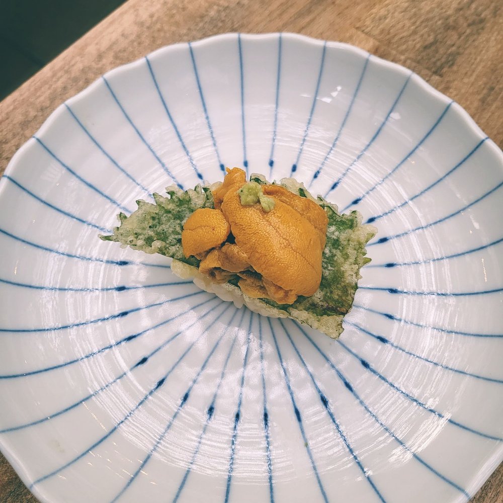 Sushi Lab Rooftop - Uni Nigiri ($12) - Japanese Near Me - New York, New York