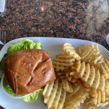 Shore Grille - Beyond burger with waffle fries - American Near Me - San Pedro, California