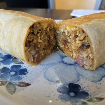 The Hangout Diner - Loaded breakfast burrito - Diners Near Me - Perry, Iowa