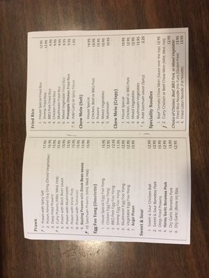 Menu photo 2 The Hong Kong Sunny Cafe Gibsons, BC Menu photo 2 The Hong Kong Sunny Cafe Gibsons, BC