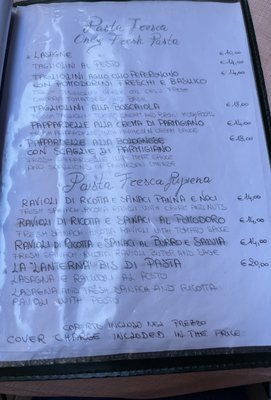 Menu photo 5 La Lanterna Bellagio, LC Menu photo 5 La Lanterna Bellagio, LC