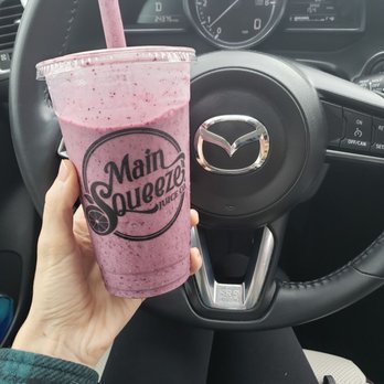 Main Squeeze - PBJ smoothie. Its unreal how much it really taste like a sandwich. Like you can even taste the bread - Juice Bars & Smoothies Near Me - Baton Rouge, Louisiana