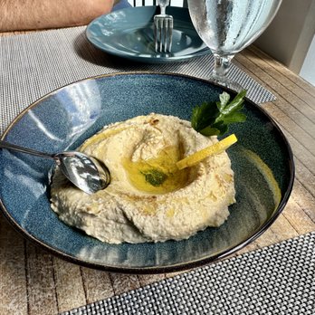 Oba Mediterranean Grill - Rustic Hummus (chickpeas mashed into tahini, lemon juice, cumin, extra virgin olive oil) - Mediterranean Near Me - Collingswood, New Jersey Oba Mediterranean Grill - Rustic Hummus (chickpeas mashed into tahini, lemon juice, cumin, extra virgin olive oil) - Mediterranean Near Me - Collingswood, New Jersey
